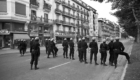 1984 Enfrentamientos Ertzaintza y manisfestantes en contra de las extradiciones al termino de La Salve